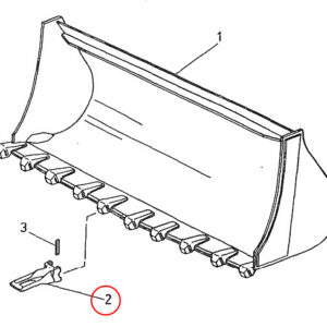 Фото 18 - Зуб ковша V23 SYL (857-03-1021) Dressta