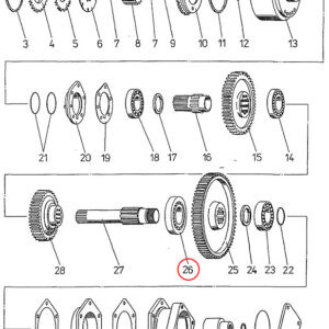 Фото 19 - Подшипник роликовый 22217 (635-26-1313-0)