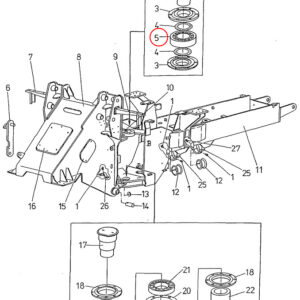 Фото 6 - Подшипник верхнего шарнира 22222 (635-26-1317-0)