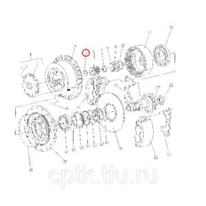 Фото 17 - Осадочное кольцо пружинное 58Z (611-22-1401-0-04)