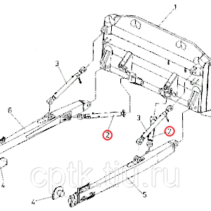 Фото 17 - Распорка отвала (778-01-0025 / 1501694H91)