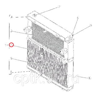 Фото 17 - Радиатор трансмиссии (855-02-0244)